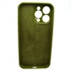 Чехол Fiji Silicone Case Full Camera для Apple iPhone 13 Pro бампер накладка с защитой камеры Forest Green - изображение 2