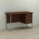 Компьютерный стол Ferrum-decor Гарри Венге 16 мм, металл серый, 140x70х75 см - изображение 1