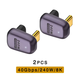 Адаптер UGOURD угловой USB4 USB-C to USB-C 40 Gbps (к-т 2 шт) - изображение 1