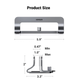 Подставка для ноутбука UGREEN Vertical Laptop Stand 20471 One slot - изображение 8