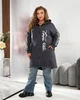 Кардиган женский на флисе графитовый 48-50 р2322А.639 - изображение 7