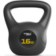 Гиря виниловая 16кг Trex Sport TX-016CKB черный - изображение 1