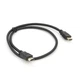 Кабель Merlion HDMI-HDMI HIGH SPEED 0.8 m, v1.4, OD-7.5 mm, круглий Black, коннектор Black Voltronic YT-HDMI(M)/(M)HS-0.8 m - зображення 1
