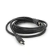 Кабель HDMI-HDMI HIGH SPEED 2.0 m, v1.4, OD-7.5 mm, круглий Black, коннектор Black Voltronic YT-HDMI(M)/(M)HS-2.0 m - зображення 1