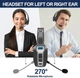 Bluetooth гарнітура Sarevile V5.2 з шумозаглушенням мікрофона, 60 годин роботи, бездротова гарнітура для дзвінків, офісу та водіїв - зображення 3