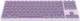 Klawiatura przewodowa Canyon OnType 10 TKL Low Profile USB Violet (CNS-HKB10V) - obraz 2