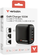 Ładowarka sieciowa Verbatim Travel Mini GaN 165W Black (0023942322160) - obraz 8
