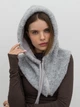 Капор женский Malisa Капучіно 5-8068-CM-163 One Size Серый - изображение 2