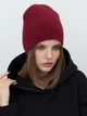 Шапка женская Malisa Венді 15-1610-BR-23 One Size Бордовая - изображение 1