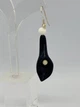 Серьги из агата 60 мм Черный (12608) - изображение 2
