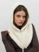 Капор женский Malisa Капучіно 5-8068-CM-122 One Size Пряженное молоко - изображение 2