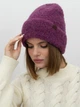 Шапка женская Malisa Робі 15-1630-CM-166 One Size Сливовая - изображение 2