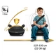 Бустер Nukido Louis ISOFIX 710200 125-150 см, чорний - зображення 4