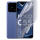 Антишпион приватная плёнка гидрогелевая для смартфона Xiaomi POCO C55 противоударная прозрачная - изображение 1