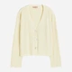 Кардиган женский H&M 1150505 M Светло-желтый (KAY2000001664575) - изображение 1