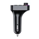 FM модулятор HAVIT HV-FM819BT USB-A+USB-C PD24W RGB Black - изображение 5