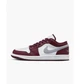 Кроссовки мужские Jordan 1 Low White Bordeaux 44.5 Червоний 553558-615 - изображение 2