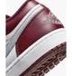 Кроссовки мужские Jordan 1 Low White Bordeaux 44.5 Червоний 553558-615 - изображение 9