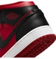 Кросівки жіночі Jordan 1 Mid Gs Reverse Bred 2021 'Black Gym Red' 36.5 Червоний 554725-660 - зображення 2