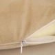 Подушка-валик MirSon №8491 Velvet Line 28-0004 Cream Велюр Пена Memory Антиаллергенная 50х20 см (2200006340003) - изображение 3
