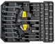 Набір інструментів WMC TOOLS дорожній кейс 1/4'', 1/2'' 6-гранні, 186 предметів (WT-WMC186-3) - зображення 4