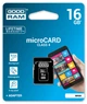 Карта памяти MicroSDHC 16GB Class 4 GOODRAM + SD adapter (M40A-0160R11) - изображение 2