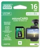 Карта памяти MicroSDHC 16GB UHS-I/U3 Class 10 GoodRam + SD-adapter R90/W45MB/s (M3AA-0160R11-DD) - изображение 2