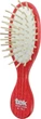 Маленька щітка TEK Salone Small Ash Wood Purse Brush з дерев'яною щетиною 15.5х4.7 см Червона (8021293023103) - зображення 2