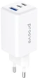 Мережевий зарядний пристрій Proove Pocket GaN 65W (2Type-C + USB) White (WCPG65121202) - изображение 1