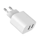 Зарядное устройство Gembird 2 USB-A 5V/2.4A (12W) white (TA-UC-2A12-01) - изображение 5