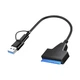 Адаптер USB3.0 Type-A/C HDD 2,5" SATA II/III / SSD Dynamode (DM-AD-SATA-U3) - зображення 1