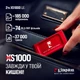 Накопитель SSD USB Type-C 2TB XS1000 Kingston (SXS1000R/2000GA) - изображение 5