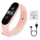 Смарт браслет M5 Smart Bracelet Фитнес трекер Watch Bluetooth. Цвет розовый 4482421 - изображение 9