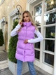 Жіночий подовженний демісезонний жилет Uaclothes 48-50 Фіолетовий (like34844-152641371) - изображение 3