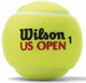 Zestaw piłki do tenisa ziemnego Wilson US Open WRT116200 4 szt Żółty (8877681746822) - obraz 2