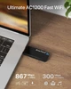 Мережевий USB-адаптер BrosTrend WiFi 1200 Мбіт - зображення 2