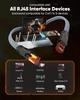 Кабель Ethernet Snowkids Cat 8 4.5 м 40 Гбіт/с, 2000 МГц плетений високоміцний кабель LAN - зображення 4