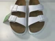 Женские шлепанцы BIRKENSTOCK PAPILLIO ARIZONA GROOVED VEGAN1018581 narrow 39 белые - изображение 5