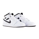 Кросівки жіночі Jordan Air 1 Mid (Gs) 38 Чорно-білий DQ8423-132 - зображення 7
