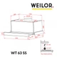Вытяжка WEILOR WT 63 SS - изображение 11