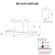 Вытяжка PERFELLI BIC 6654 I 1000 LED - изображение 9