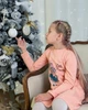 Утеплена сукня з довгим рукавом для дівчинки вільного крою Носи своє 104 Бежевий (p-2350-142391) - зображення 7