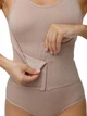 Корректирующее женское боди с корсетным поясом, размер 2XL, бежевый - изображение 2