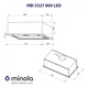Витяжка MINOLA HBI 5327 GR 800 LED - изображение 4