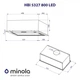 Витяжка MINOLA HBI 5327 WH 800 LED - изображение 8