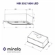 Витяжка MINOLA HBI 5327 BL 800 LED - изображение 7