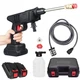 Універсальна автомийка високого тиску Cleaning Gun 48V з 2 акумуляторами та кейсом - изображение 3