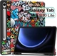 Чехол для планшета BeCover Flexible TPU Mate для Samsung Galaxy Tab S10 Lite SM-X400/406 10.9" с креплением для стилуса Graffiti (BC_713833) - изображение 3