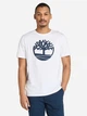 Футболка хлопковая длинная мужская Timberland TB0A2C2R100 2XL Белая с принтом (193393784630) - изображение 1