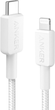 Kabel Anker 322 USB-C to Lightning - 1.8 m Nylon White (A81B6H21/A81B6G21) - obraz 1